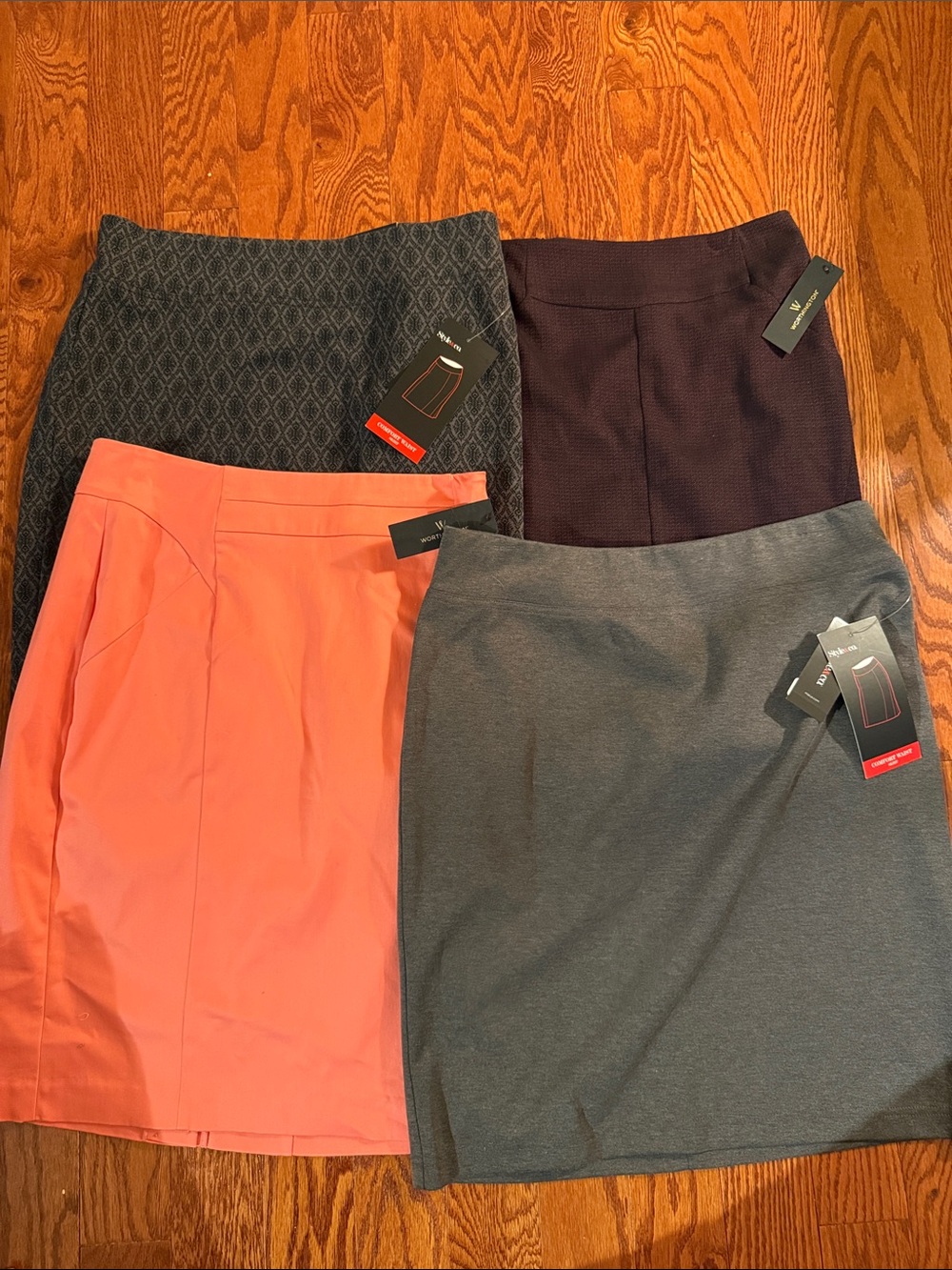 4 women’s skirts sized medium and 10 — worthington and style & co — new w/tag